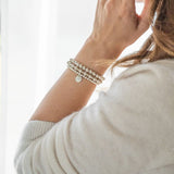 Keep Go;ng Semicolon Mini Luna Bracelet