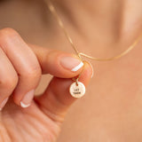 Mini Luna Necklace with a Secret Message