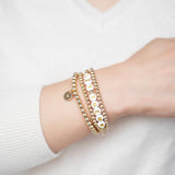 445 Bracelet Stack with a Charm