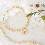 Golden Luna Bracelet with a Secret Message