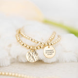 Golden Luna Bracelet with a Secret Message