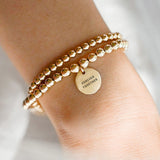 Golden Luna Bracelet with a Secret Message