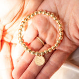 Golden Luna Bracelet with a Secret Message