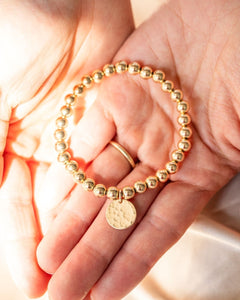 Golden Luna Bracelet with a Secret Message