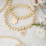 Golden Luna Bracelet with a Secret Message