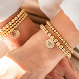 Golden Luna Bracelet with a Secret Message