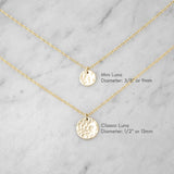 Classic Luna Necklace with a Secret Message