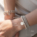 Mini Luna Silver Bracelet with a Secret Message
