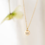 Mini Luna Necklace with a Secret Message