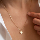 Keep Go;ng Semicolon Mini Luna Necklace