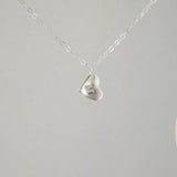 Mira Silver Heart Necklace