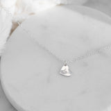 Mira Silver Heart Necklace