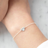 Mira Silver Heart Bracelet