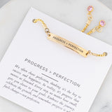 Progress > Perfection | Sika Birthstone Bracelet