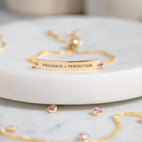 Progress > Perfection | Sika Birthstone Bracelet