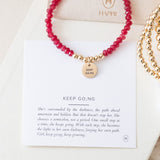 Keep Go;ng Semicolon | Lunar New Year Golden Fortune Bracelet