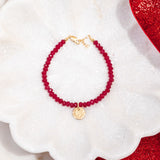 Lunar New Year Red Blessings Bracelet with Secret Message