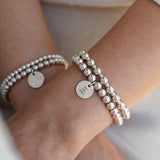 See The Good | 1/2" Hammered Coin Bracelet