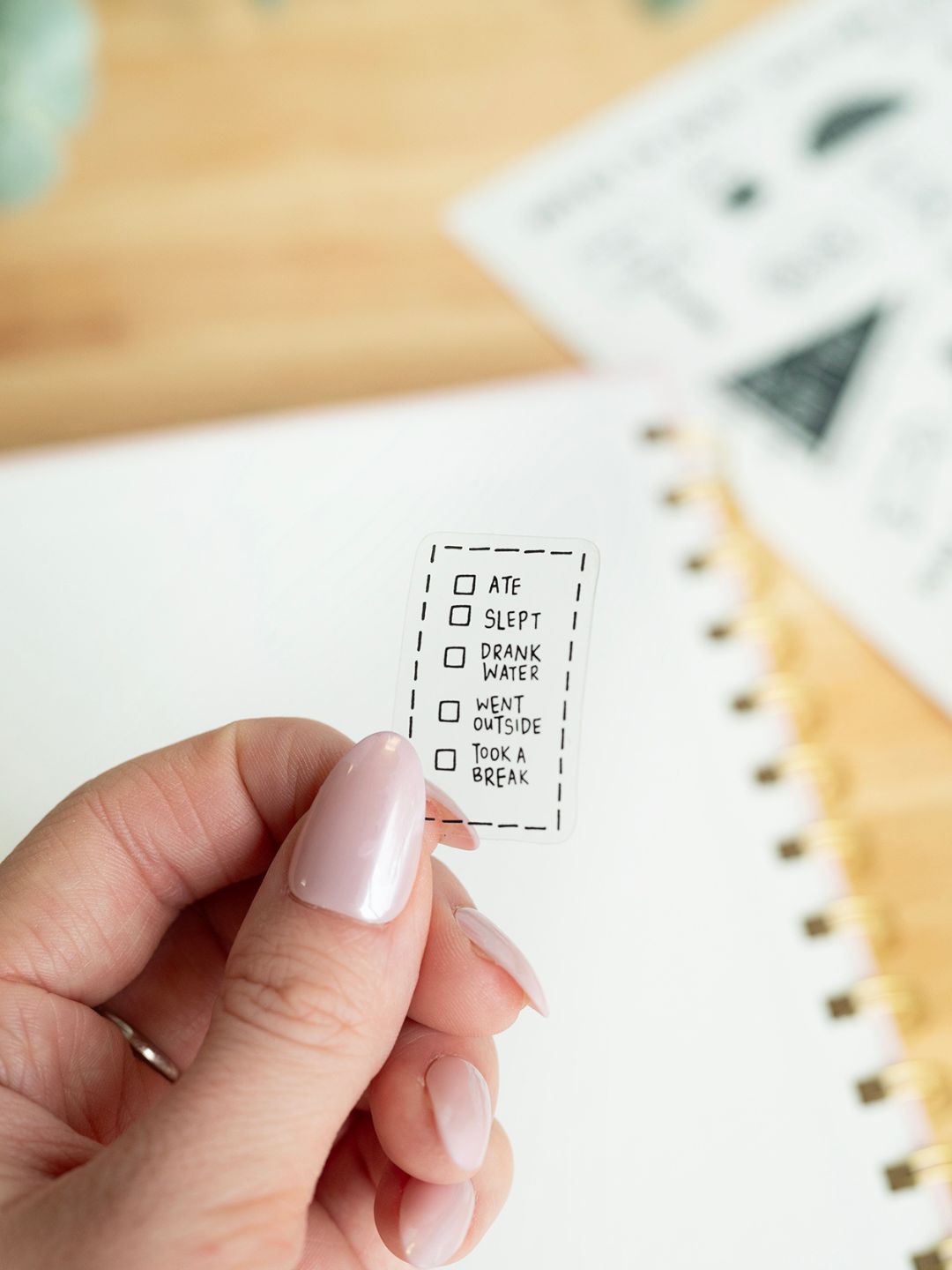Note to Self: Self Care Sticker Sheet