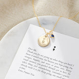 Semicolon | Alma Birthstone Necklace