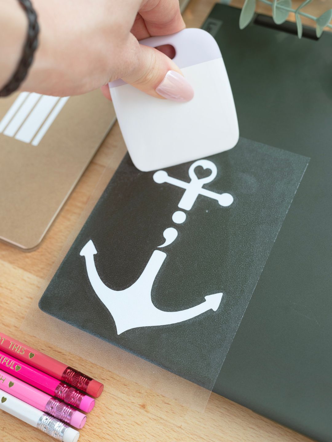 Semicolon Anchor | Transfer Sticker Decal