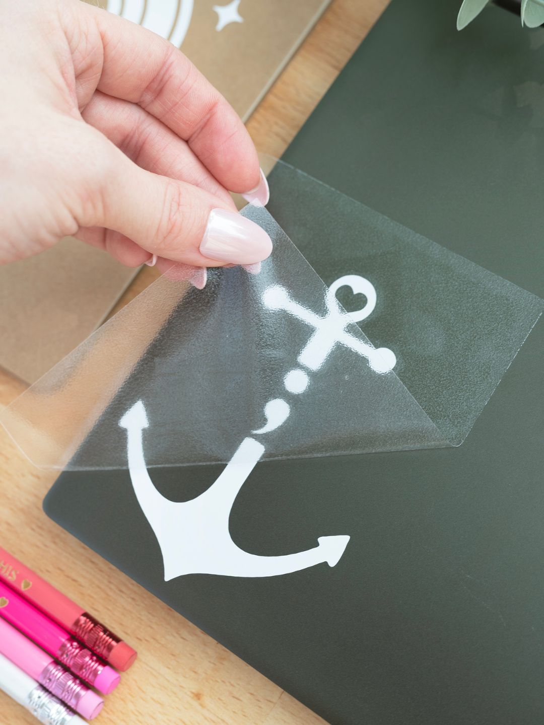 Semicolon Anchor | Transfer Sticker Decal