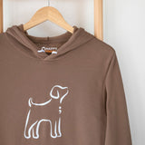 Semicolon Dog Hoodie