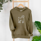 Semicolon Dog Hoodie