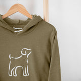 Semicolon Dog Hoodie