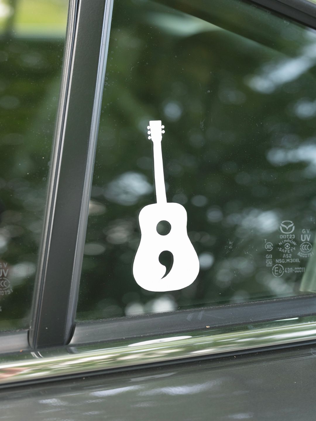 Semicolon Guitar | Transfer Sticker Decal