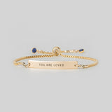 You Are Loved |  Sika Birthstone Bracelet