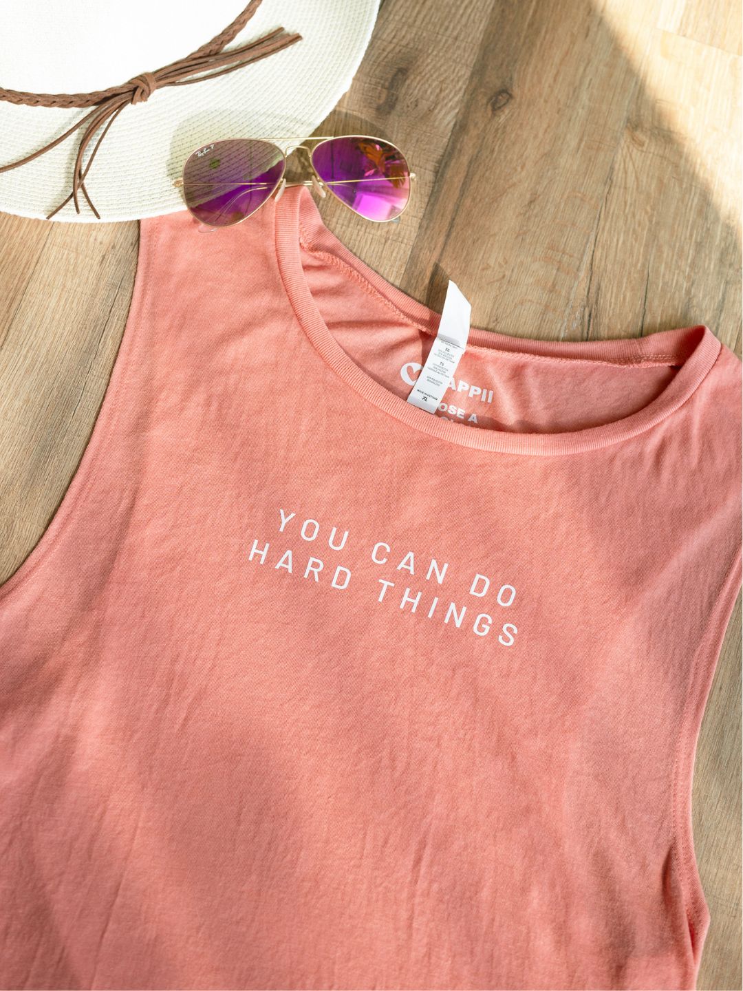 [CLEARANCE] You Can Do Hard Things | Muscle Tank | XL