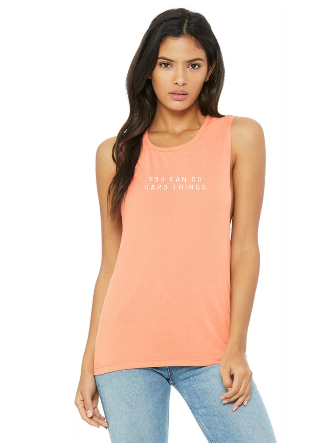[CLEARANCE] You Can Do Hard Things | Muscle Tank | XL