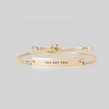 You Got This |  Sika Birthstone Bracelet