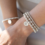 Silver Luna Bracelet with a Secret Message