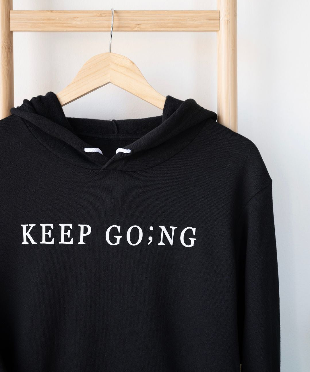 Keep Go;ng Semicolon Hoodie (Clearance)