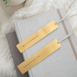 Golden Pause Bookmark