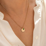 Classic Luna Necklace with a Secret Message