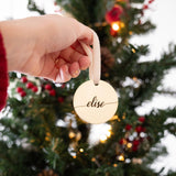 Custom Name Ornament