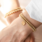 Mini Luna Golden Bracelet with a Secret Message