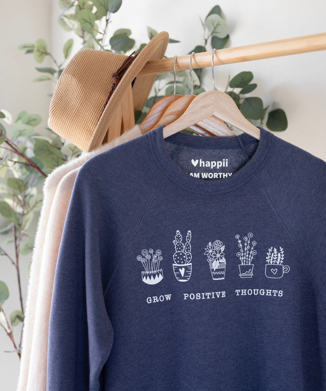 Grow Positive Thoughts Crewneck Sweatshirt