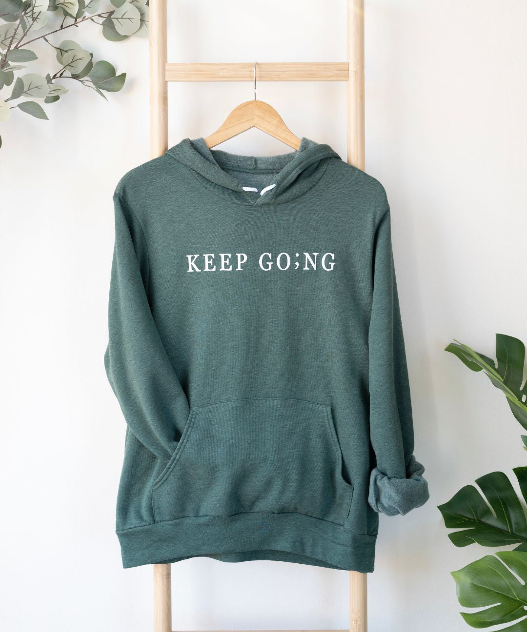 Keep Go;ng Semicolon Hoodie (Clearance)