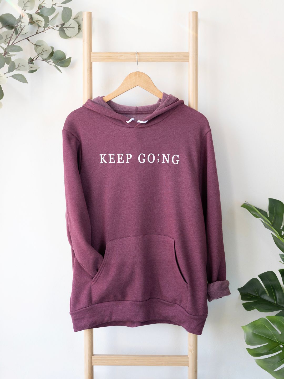 Keep Go;ng [Keep Going] Semicolon Hoodie