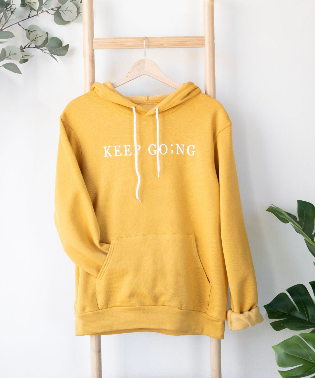 Keep Go;ng Semicolon Hoodie (Clearance)