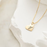 I Am Enough Freya Heart Necklace