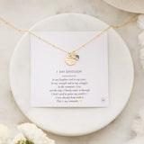 I Am Enough Mini Luna Necklace