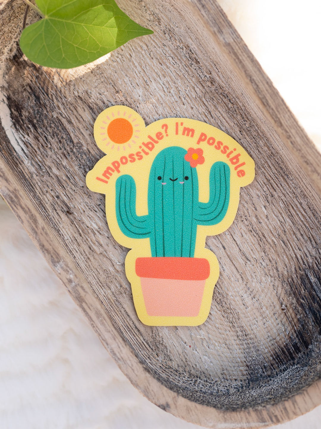 Impossible? I'm Possible Cactus | Sensory Sticker