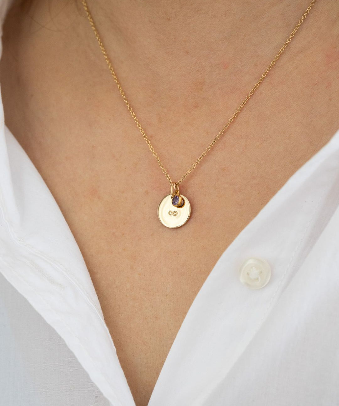 Infinity | Alma Birthstone Necklace