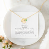 Keep Go;ng Semicolon Mini Horizon Necklace