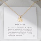 Keep Go;ng Freya Heart Necklace